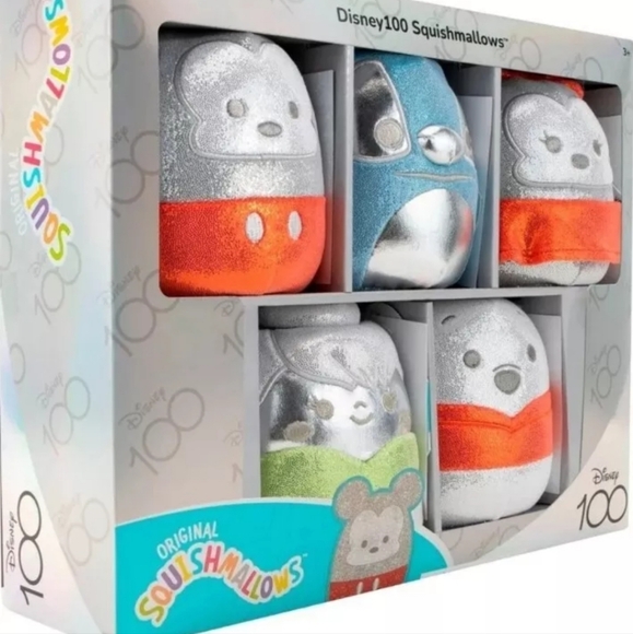 Squishmallows 5" Disney 100th Anniversary Limited Edition 5-Pack NEW - Picture 3 of 5